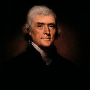 Thomas Jefferson, painting by Rembrandt Peale