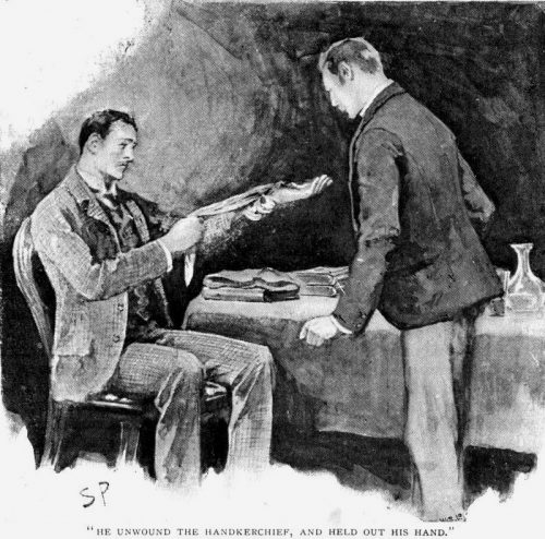 Sherlock Holmes The Engineer's Thumb He unwound the handkerchief and held out his hand