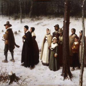 Puritans Going to Church After the painting by George Henry Boughton