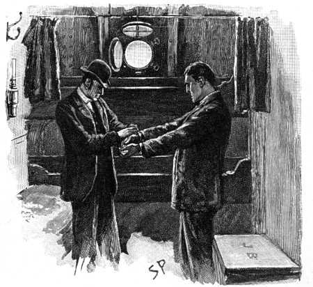 Sherlock Holmes The Adventure of the Cardboard Box he held out his hands quietly enough for the darbies