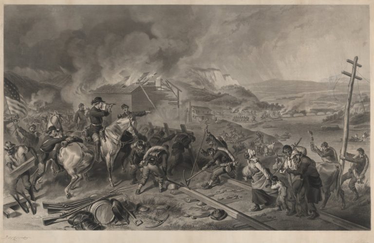 Sherman's March to the Sea After the painting by F.O.C. Darley