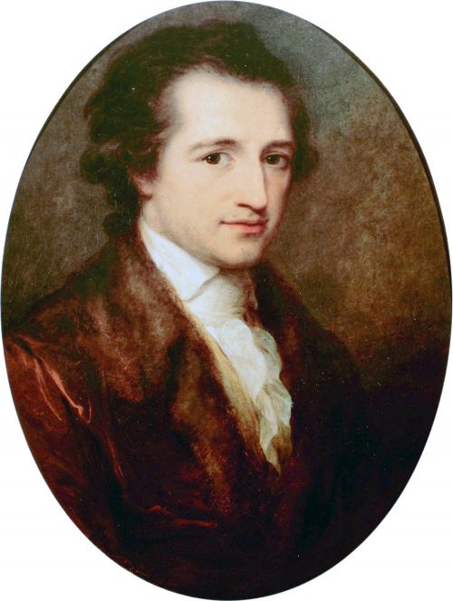 Johann Wolfgang von Goethe Painting by Angelica Kauffman