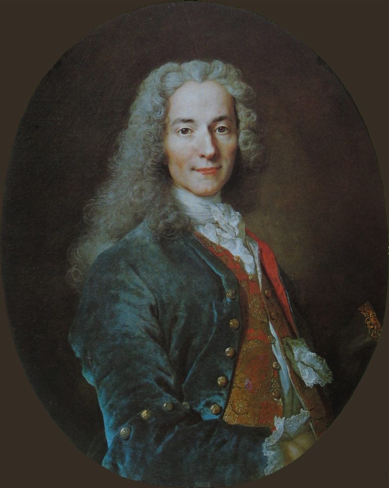 François Marie Arouet de Voltaire, painting by Nicolas de Largillière