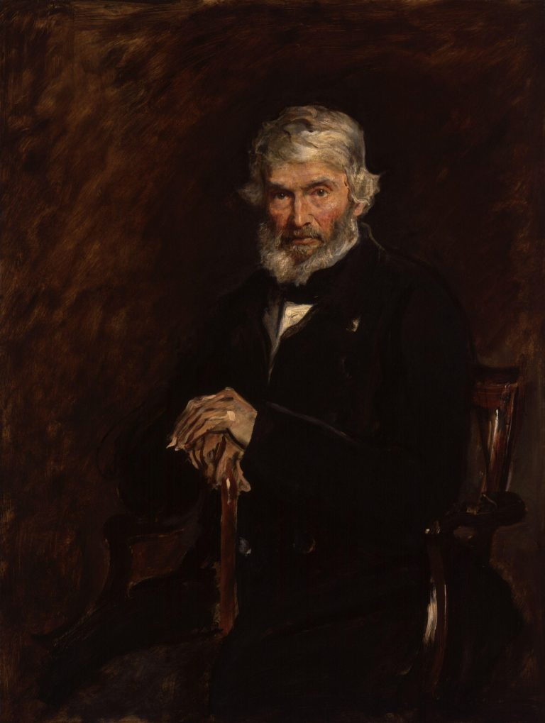 Thomas Carlyle Painting by Sir John Everett Millais