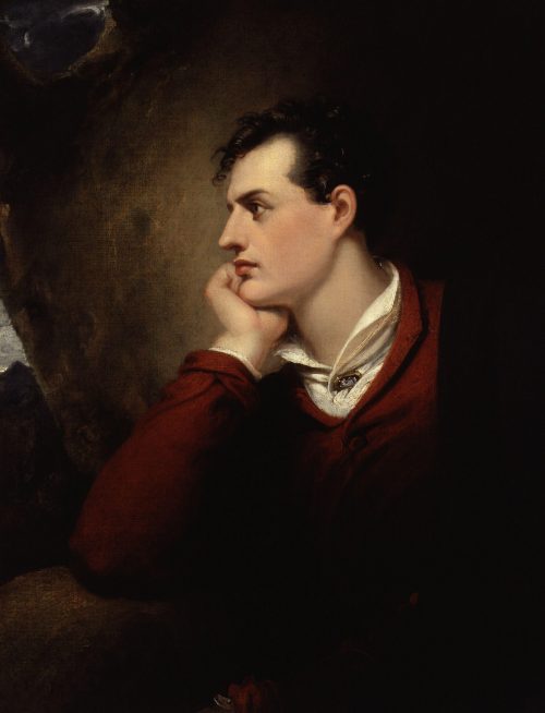 Lord Byron Painting by Richard Westall
