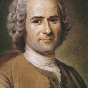 Jean-Jacques Rousseau Painting by Maurice Quentin de La Tour