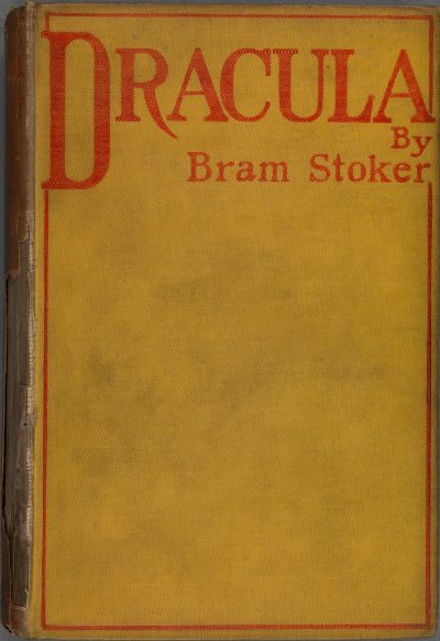 Dracula 1st Edition Cover by Bram Stoker