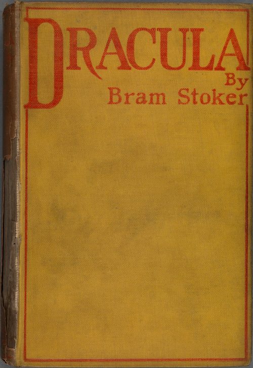 Dracula 1st Edition Cover by Bram Stoker