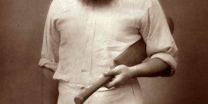 Portrait of the cricketer W. G. Grace