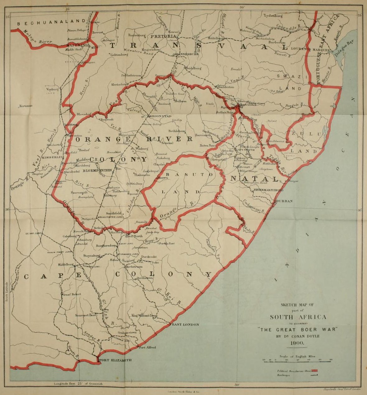Boer War South Africa Map 10 South African Boer War Battlefields And Boer War South Africa Map 10 South African Boer War Battlefields And