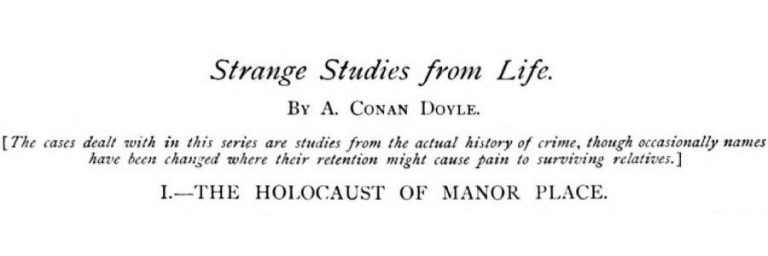 The Holocaust Of Manor Place The Strand Magazine