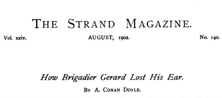 How Brigadier Gerard Lost His Ear The Strand Magazine