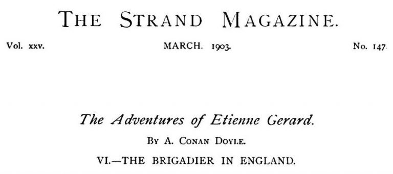 How the Brigadier Triumphed in England The Strand Magazine