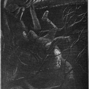 How the Brigadier Captured Saragossa he fell with a loud crashing through the branches and came with a thud to the ground