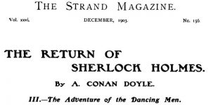 Sherlock Holmes The Dancing Men