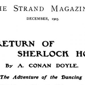 Sherlock Holmes The Dancing Men