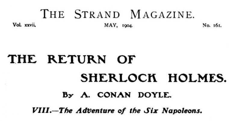 Sherlock Holmes The Six Napoleons