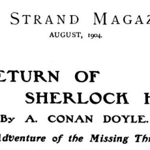 Sherlock Holmes The Missing Three-Quarter