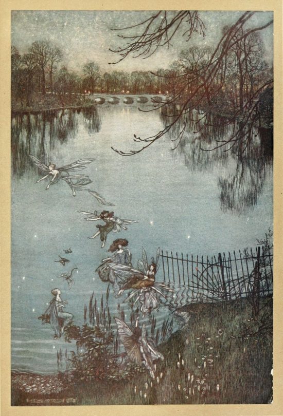 Peter Pan The Serpentine is a lovely lake, and there is a drowned forest at the bottom of it.