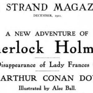 Sherlock Holmes The Disappearance of Lady Frances Carfax