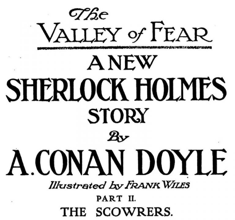 The Valley Of Fear Part 2 The Scowrers