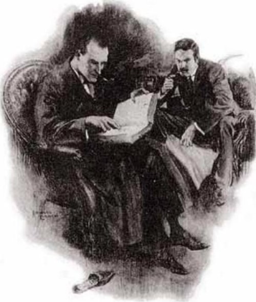 Sherlock Holmes The Sussex Vampire Voyage of the Gloria Scott, he read