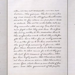Abraham Lincoln's Gettysburg Address Alexander Bliss Copy