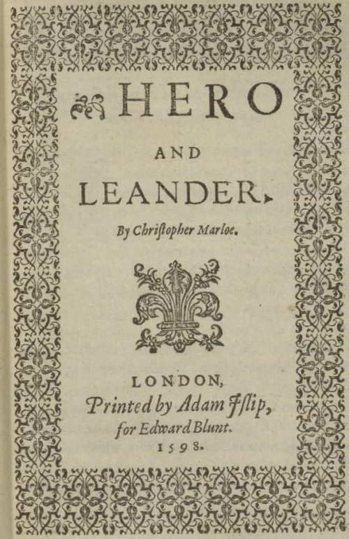 Hero and Leander by Christopher Marlowe